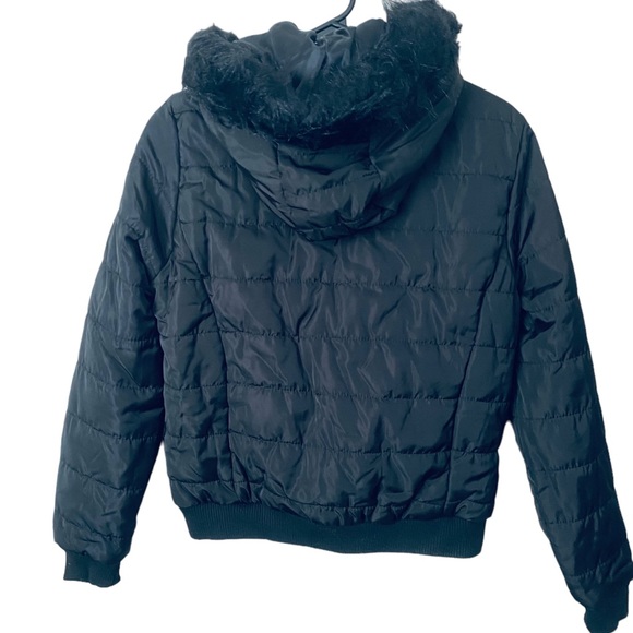 JouJou women’s faux fur lined hooded down jacket - Picture 14 of 16